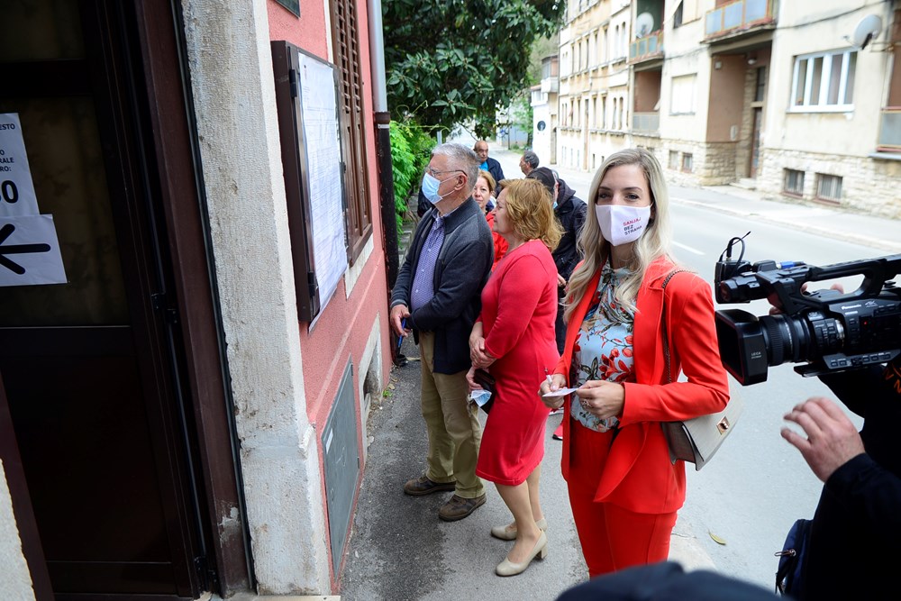 Sanja Radolović, SDP-ova kandidatkinja za gradonačelnicu Pule (Snimio Dejan Štifanić)